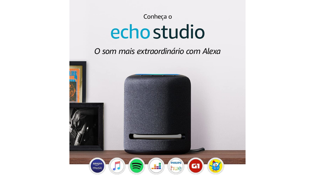 Echo Studio - O som mais extraordinário com Alexa