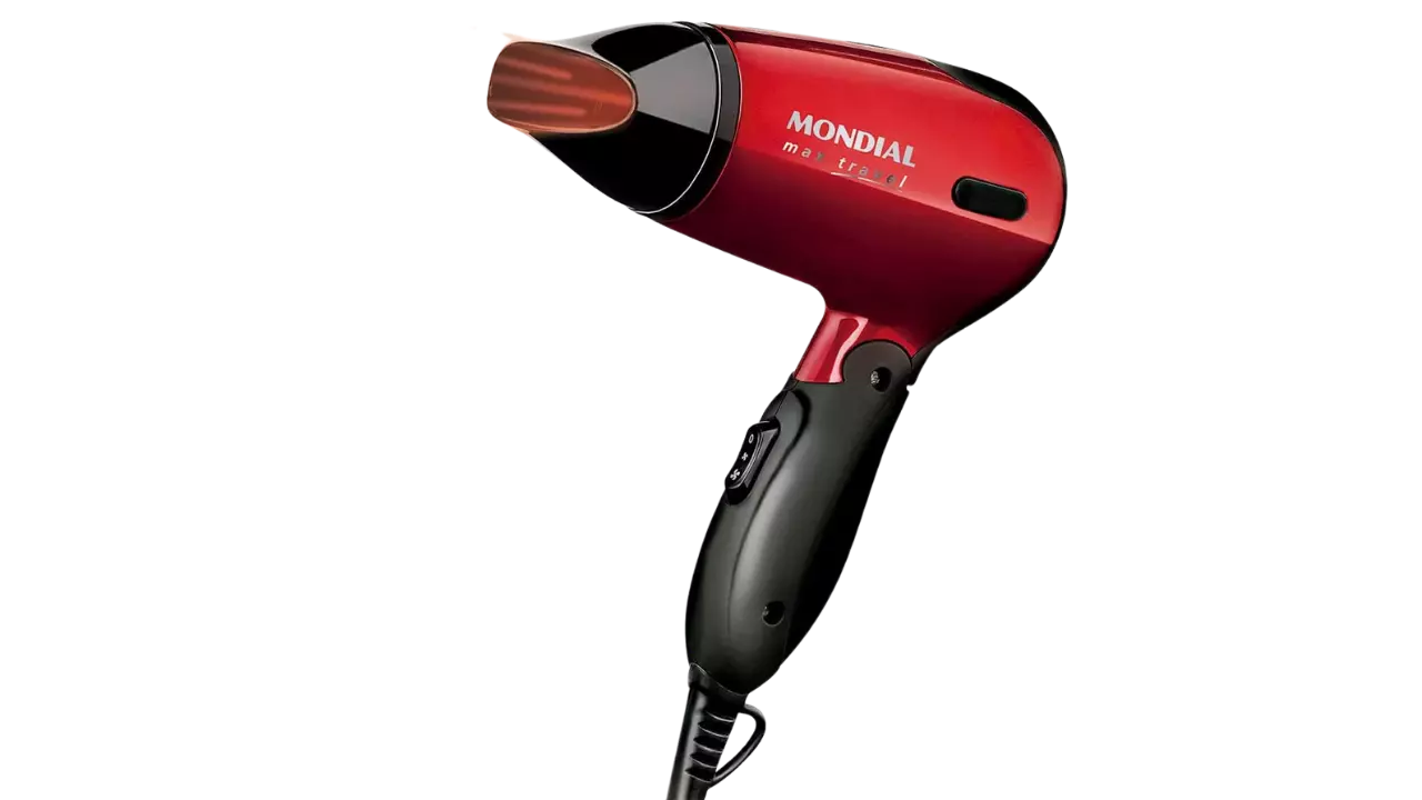 Secador de Cabelo Mondial Max Travel 1200 W SC-10 Bivolt