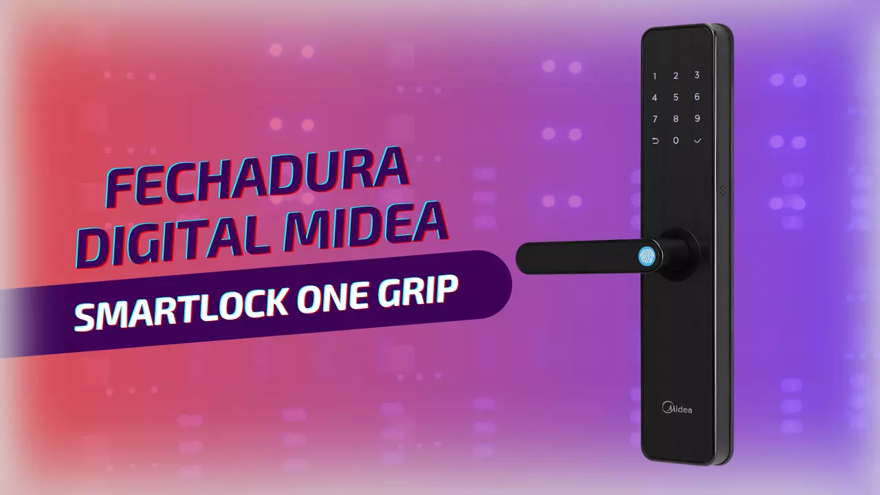 Fechadura Digital Midea SmartLock One Grip