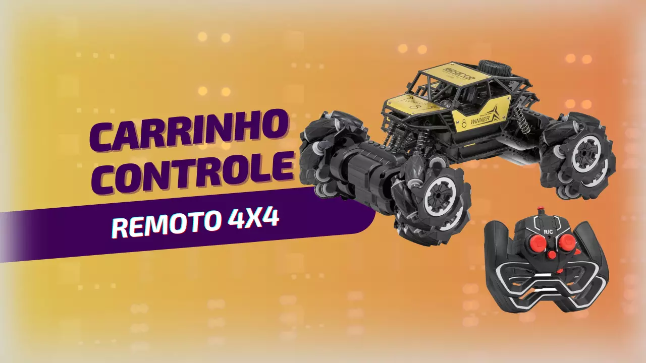 Carrinho Controle Remoto 4x4