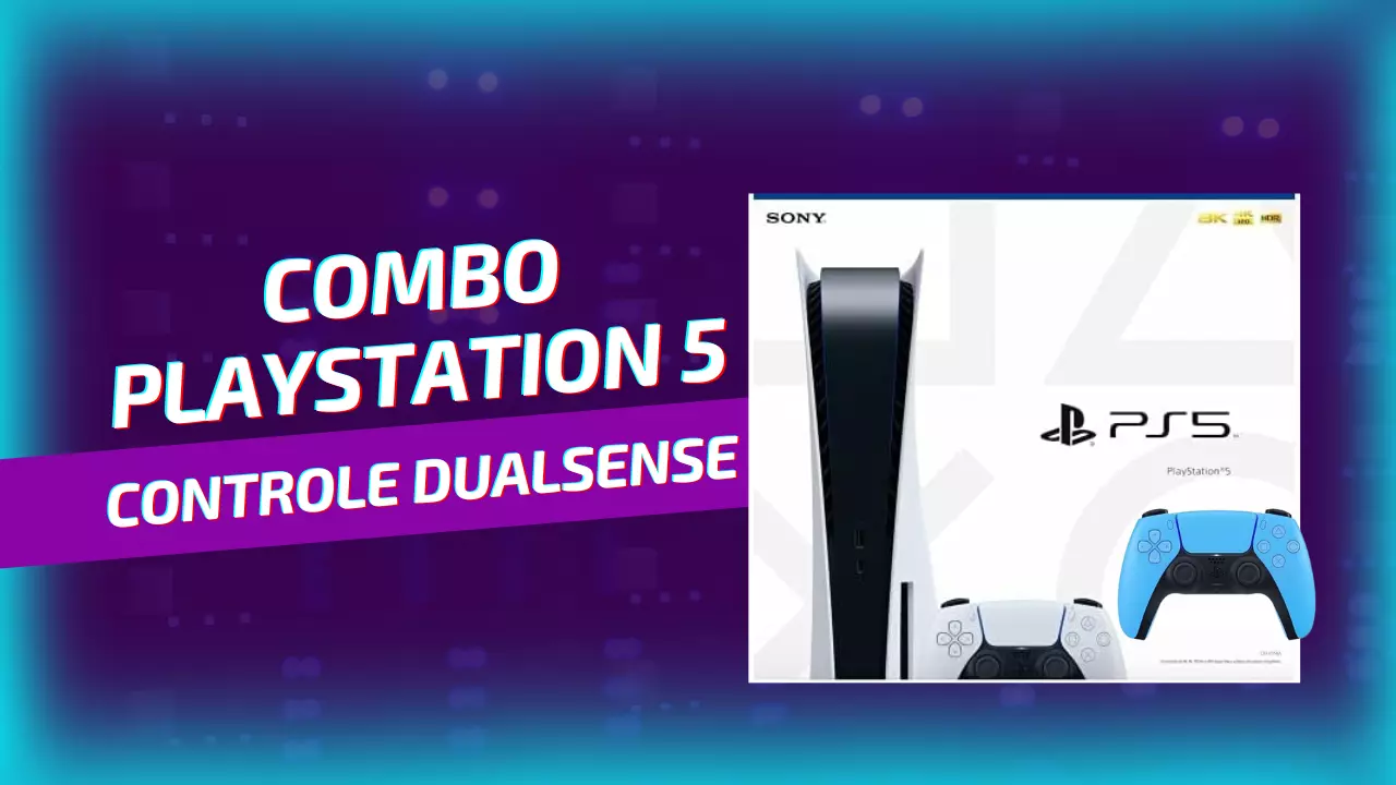 Combo PlayStation 5 e Controle Dualsense