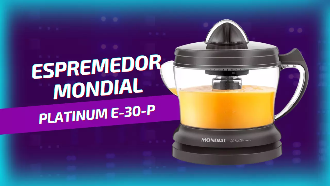 Espremedor Mondial Platinum E-30-P