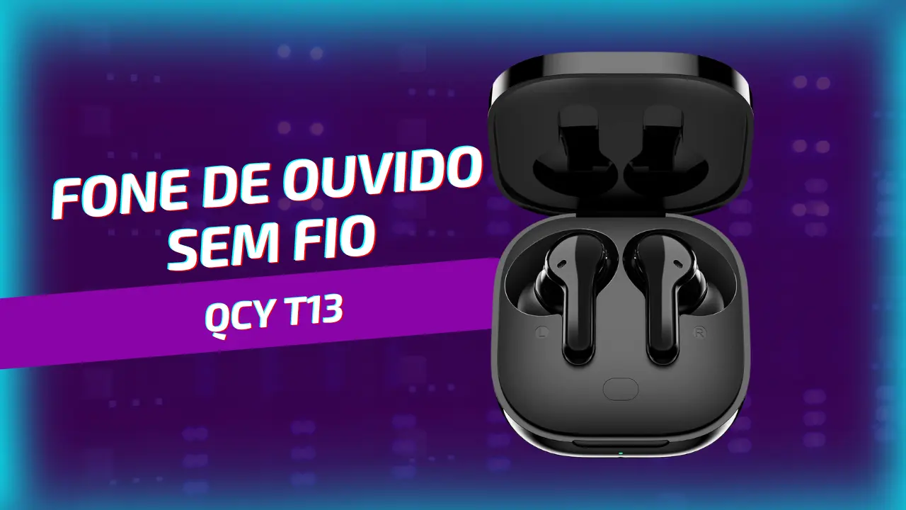 Fone de Ouvido Sem Fio QCY T13