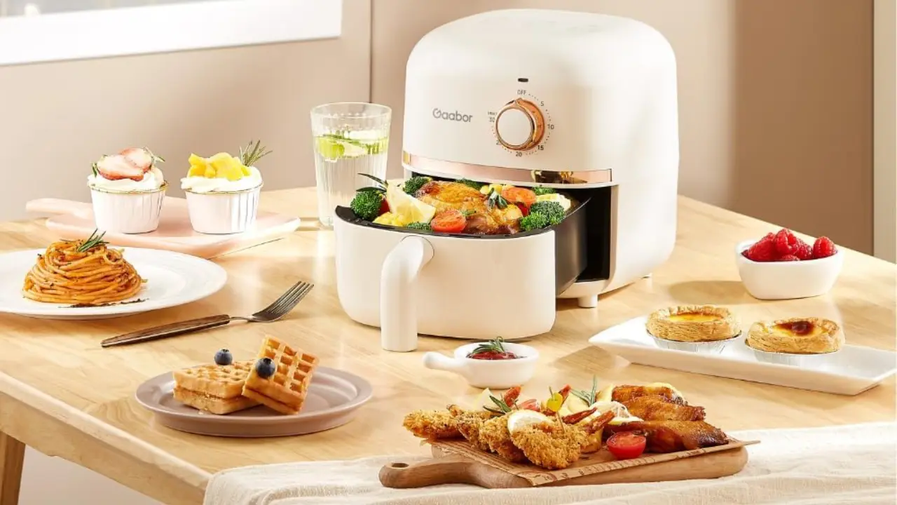 Mini Air Fryer Fritadeira Elétrica Sem Óleo 1,4L Gaabor